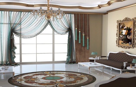 پرده لوکس پذیرایی